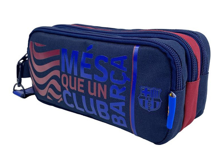 piórnik potrójny trzykomorowy saszetka FC Barcelona MesQue UnClub oficjalny