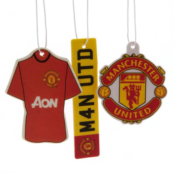 zapach samochodowy 3 sztuki Manchester United oficjalny