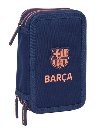 piórnik potrójny z wyposażeniem FC Barcelona Navy oficjalny