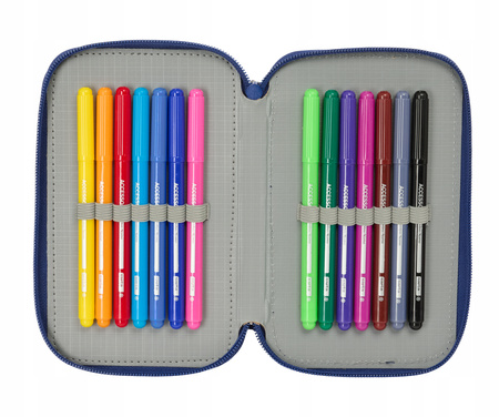 piórnik potrójny z wyposażeniem FC Barcelona Marino oficjalny