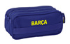 piórnik duży potrójny trzykomorowy z kieszonką FC Barcelona SQ oficjalny