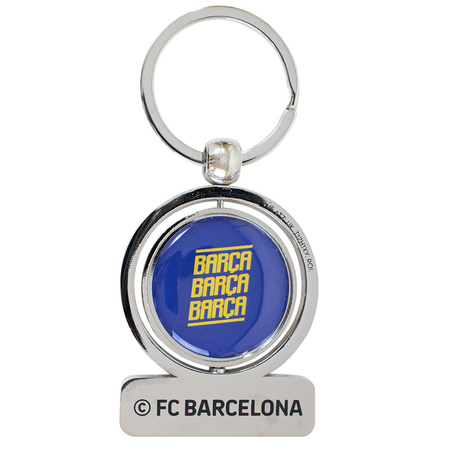 brelok metalowy obrotowy FC Barcelona oficjalny