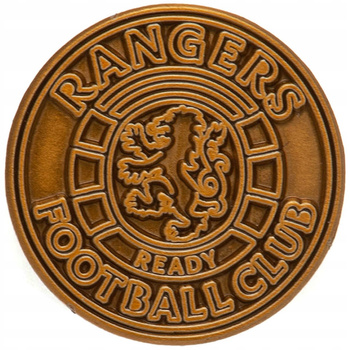 odznaka Glasgow Rangers Gold Crest oficjalna