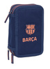 piórnik potrójny z wyposażeniem FC Barcelona Navy oficjalny