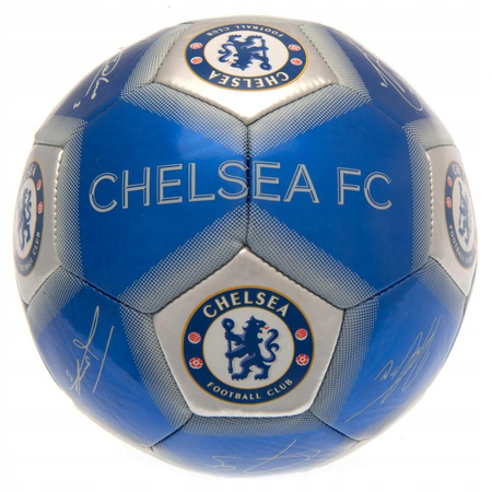 piłka nożna r.5 Chelsea FC z podpisami Oficjalna
