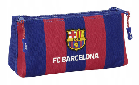 kosmetyczka saszetka dwukomorowa piórnik FC Barcelona ST oficjalna