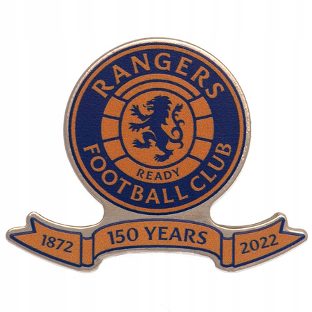 odznaka Glasgow Rangers 150 lat oficjalna