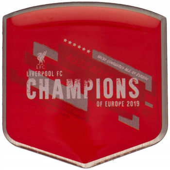 odznaka Liverpool FC Champions of Europe oficjalna
