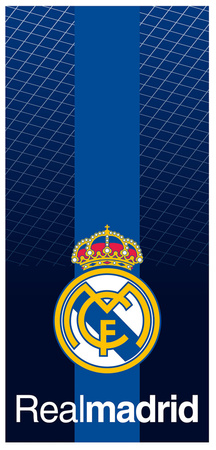 ręcznik lekki szybkoschnący 140 x 70 Real Madryt Geo oficjalny