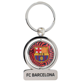 brelok metalowy obrotowy FC Barcelona oficjalny