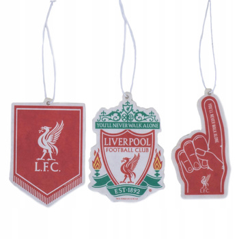 zapach samochodowy 3 sztuki Liverpool FC Old Crest oficjalny