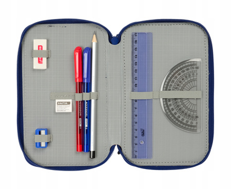 piórnik potrójny z wyposażeniem FC Barcelona Marino oficjalny