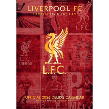 kalendarz ścienny 2026 A3 Liverpool FC edycja kolekcjonerska oficjalny