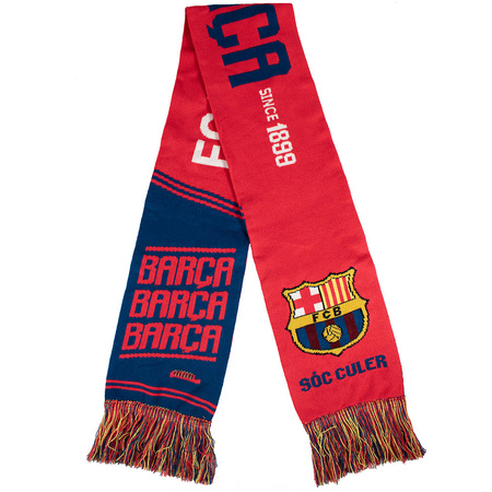szalik dwustronny FC Barcelona Barca oficjalny
