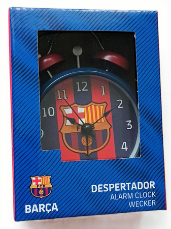 budzik klasyczny FC Barcelona Twin Bell Oficjalny
