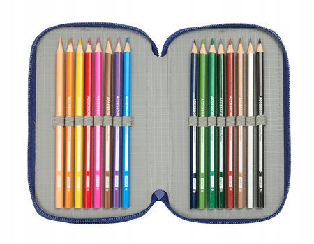 piórnik potrójny z wyposażeniem FC Barcelona Marino oficjalny