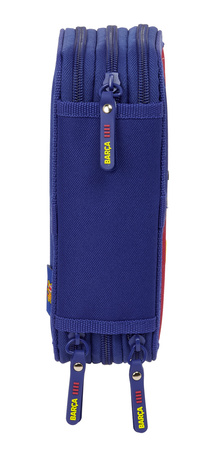 piórnik potrójny z wyposażeniem FC Barcelona SQ oficjalny