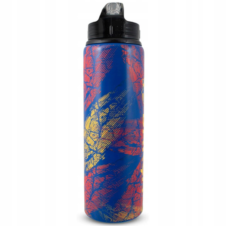bidon z ustnikiem aluminiowy 750 ml FC Barcelona HD Print oficjalny