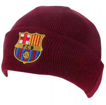 czapka zimowa FC Barcelona Claret Beanie Oficjalna
