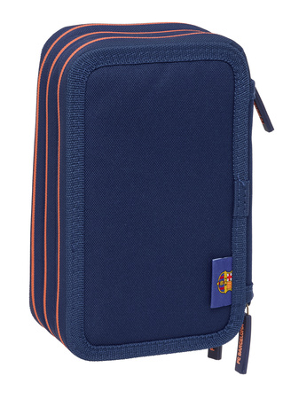 piórnik potrójny z wyposażeniem FC Barcelona Navy oficjalny