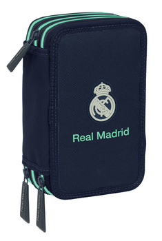 piórnik potrójny z wyposażeniem Real Madryt VE oficjalny