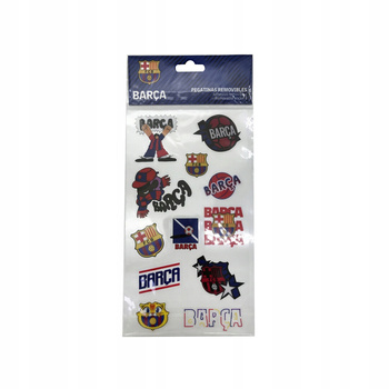 naklejki usuwalne 12 sztuk FC Barcelona Barca oficjalne