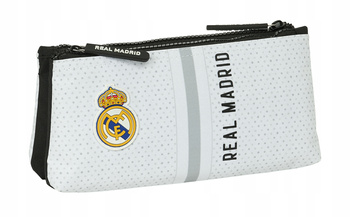 kosmetyczka saszetka dwukomorowa piórnik Real Madryt Blanco oficjalna