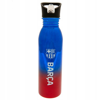 bidon z ustnikiem stalowy błyszczący 700 ml FC Barcelona oficjalny