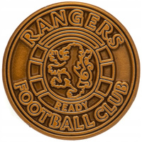 odznaka Glasgow Rangers Gold Crest oficjalna